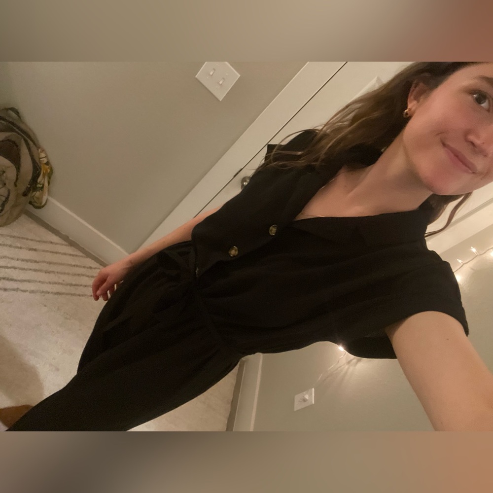 Professional Black Pantsuit